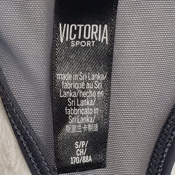 Victoria's Secret Sport Mesh Racerback Tank Top Gray Size S - Picture 7 of 9